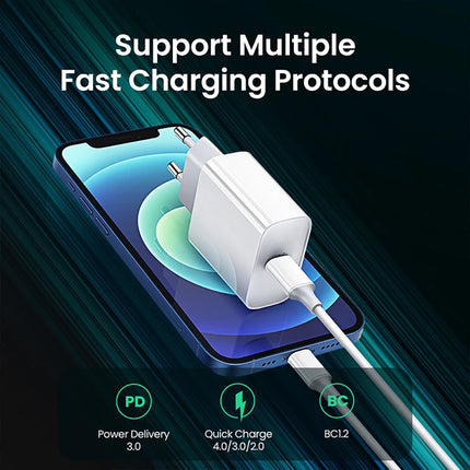 30W PD Fast Charger For iPhone 14 13 12 USB C To Lightning Quick Charging Cable For iPhone 17 16 15 Pro Max Type C Power Adapter