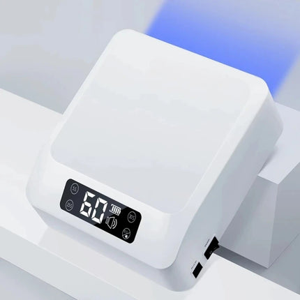 48W Rechargeable UV Nail Lamp with Timer, Professional Gel Nail Curing Light Dryer Portable UV LED Nail Art Lamp for Manicure
