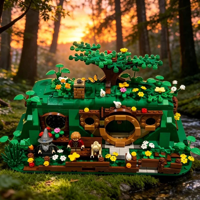 The Unexpected Journey 79003 bouwsteensets geschikt voor verjaardagscadeaus, compatibel met Legoed-deeltjes, 652 stuks.