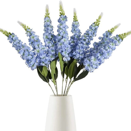 Hyacinth Rattan Flowers - artificial flowers for living room (photo 7 of 12)
