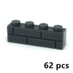 dark gray 1X4 62pcs
