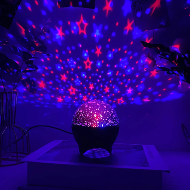 LED Night Light Starry Sky Galaxy Moon Projector Light Auto Color Changing USB 5V RGB Ambient Light for - product image 2