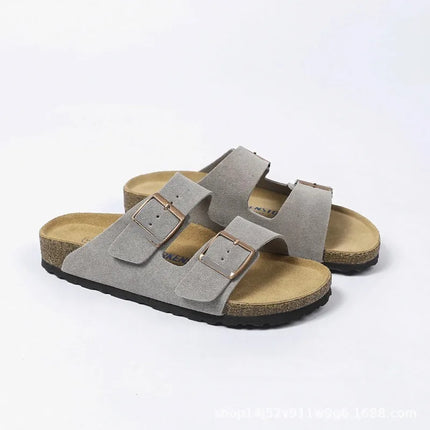 Double breasted sandals, outdoor flip flops, men's and women's soft shoes for outdoor wear