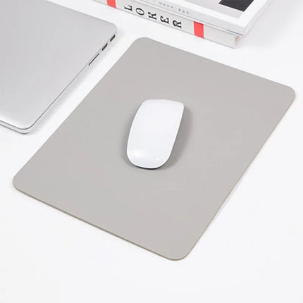 Small PU Mouse Pad Single-sided Solid Color Universal Non-slip Pad Mouse Pad Suitable For PC Laptops Office PU Gaming Mouse Pad
