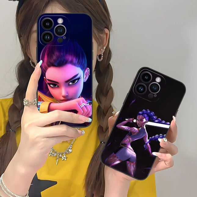 KPOP Hunters Rumi Handyhülle für iPhone 17 16 15 14 13 12 11 X XR XS 8 7 Pro Max Plus Mini Farbige Schutzhülle Hübsch Luxuriös