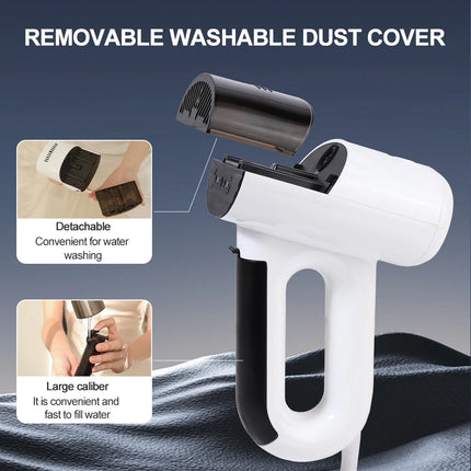 1000W Powerful Adsorption Vacuum steamer 2 in 1 Steam Ironing Dry Ironing Handheld Garment Steamer Smooth Out Stubborn Wrinkles