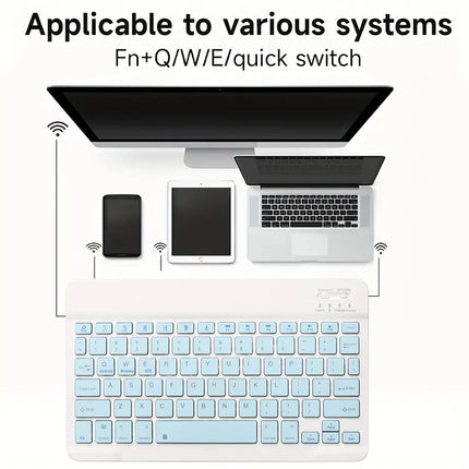Bluetooth-compatible Keyboard And Mouse For Ipad Xiaomi Tablet Mini Wireless Rechargeable Keyboard For Android Ios - product