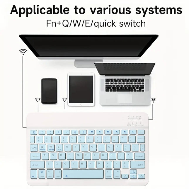Bluetooth-compatible Keyboard And Mouse For Ipad Xiaomi Tablet Mini Wireless Rechargeable Keyboard For Android Ios - product