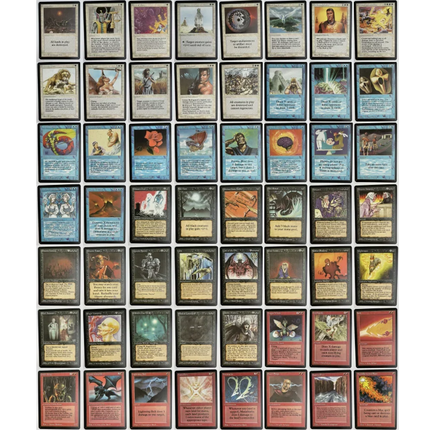 Whole Set TCG Cards for Home Play Proxy magical power9 beta fetch lands VMA dual  shock land The One Ring gathering Sol Ring