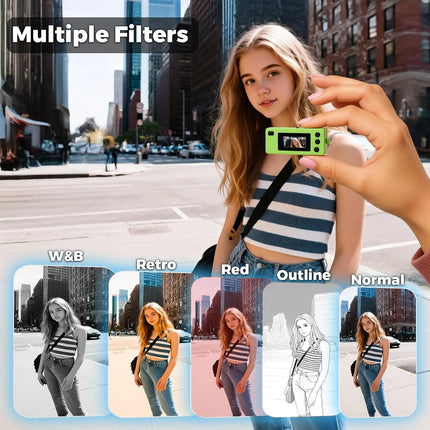 10/15/20PCS 0.96 Inch 1984 Keychain Thumb Digital Camera Support Memory Card 1080P HD Camcorder Video Recorder with Flash
