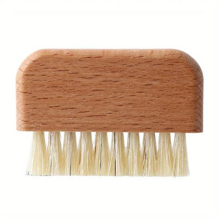Nail Brush, Firm Nature Wooden Sisal Scrub Brush For Toes And Nails, Cleaning Nail Brush