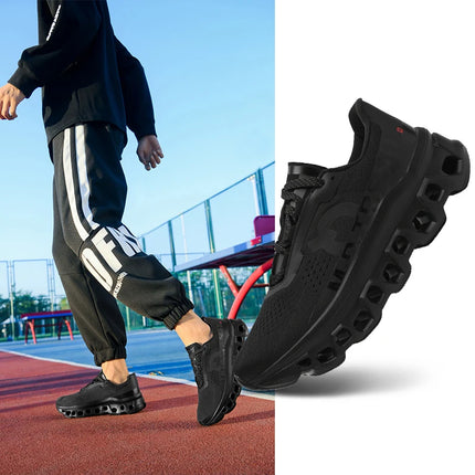 2026 Air Cushion Running Shoes Jogging Marathon Men Sports Breathable Lightweight Women's Comfortable Nonskid Leisure Sneakers