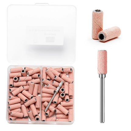 3mm 80pcs Mini Zebra Nail Sanding Bands Electric Machine Nail Drill Bits UV Gel Acrylic Polish Remover For Nails Accessory Tool