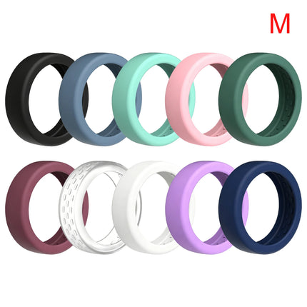 Ring Cover for Oura Ring 5, Anti-Scratch Elastic Silicone Oura Ring Case Protector for Men & Women Working Out Gym (S/M (6-13))