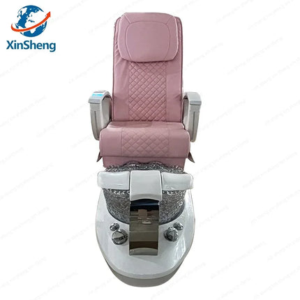 XinSheng Foot Bath Nail Chair Pedicure Chairs with Electric Back Massage Salon SPA Foot Massage Manicure Furniture Sofa Material