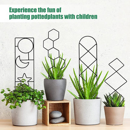 Climbing Plant Trellis Plant Support Garden Stake Stand Climbing Rack Iron Flower Trellis Frame Stand Holder Garden Decor