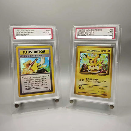 Pocket Monsters DIY 1998 P.M.JAPANESE PROMO ILLUSTRATOR PIKACHU Collection Card 10Points Rating Card Anime Game Card Gift Toy