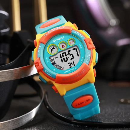 Digital Watch for Kids, Waterproof LED Lights Luminous Watches, Children Wristwatch Boys Students Electronic Wrist Watch