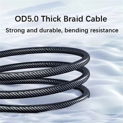 NNBILI 100W USB-C 120W USB A Charging Cables with LED Display Screen, USB-C=C-C，USB A=A-C, Not for Xiaomi iPhone - product im