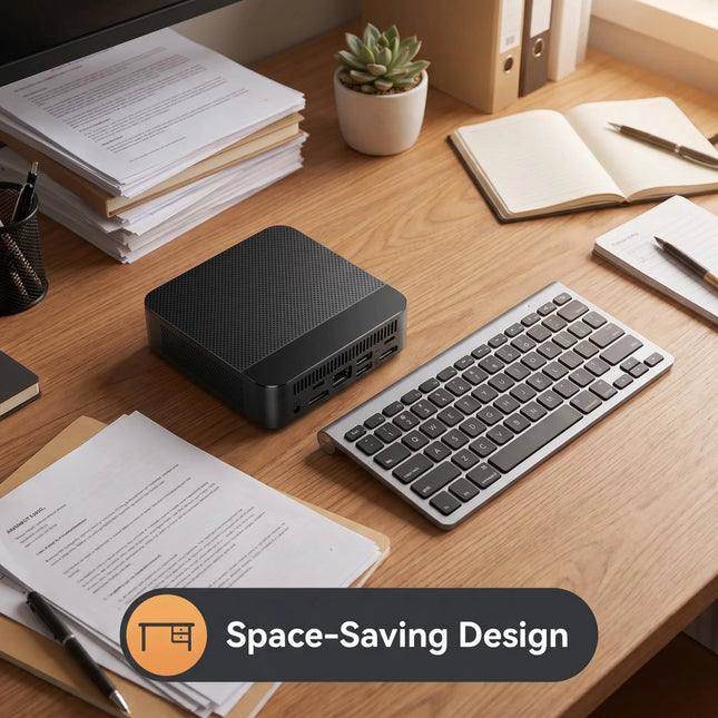 Compact Intel N150 Mini PC Multiple Configurations NVMe SSD WiFi 6 Triple 4K Silent Desktop for Home - product image 2