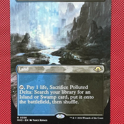 MTG Holo25 Foil Proxy Fetch Land Bloodstained Mire Flooded Strand Polluted Delta TCG Cards for EDH Modern Collection