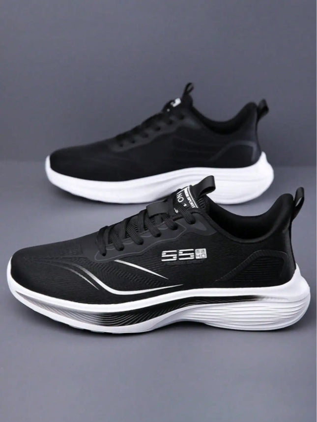 Lightweight Breathable Men's Running Shoes With Shock-Absorbing Sole, Non-Slip Wear-Resistant, - view 2