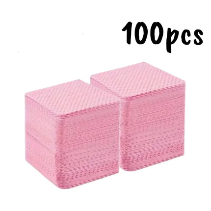 20/600pcs Lint-Free Gel Nail Wipes Aluminum-Free Nail Polish Remover Pads for NaiArt Beauty Nail Cleaning Care