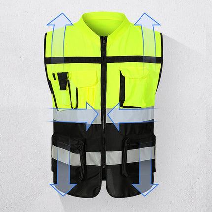 Night Walking Highlight Vests Outdoor Adjustable Safety Vest Lightweight Biking Safety Straps Waterproof Running Gear