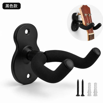 1/2Pcs Guitar Holder Hook Acoustic Guitar Hook Holder Stand Non-slip Guitar Hanger Wall Mount for Electric Guitar Bass Ukulele