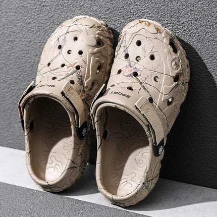 Summer Men's Clogs Sandals Home Garden Shoes Comfortable Men Women Slippers Non-Slip Soft Bottom Flip Flop Sandals Big Size46 47