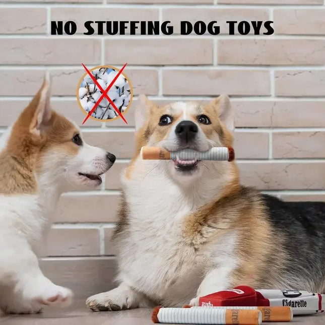 Funny Interactive Plush Dog Toys Creatives Cigarette Design Giggling Chewing Toy for Dog The Perfect Pet - product image 2