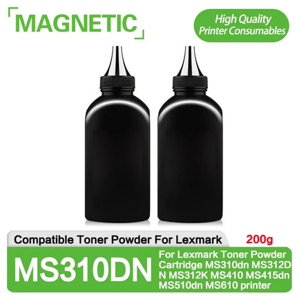 Compatible For Lexmark Toner Powder Cartridge MS310dn MS312DN MS312K MS410 MS415dn MS510dn MS610 MS317 MS417 printer