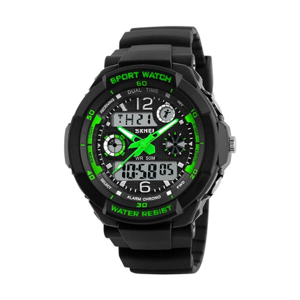 Skmei Kid's Digital Sport's Watches Boy Girl Fashion Dual Time Children Led Waterproof Electronic Wristwatch Relogio Masculino