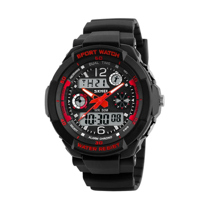 Skmei Kid's Digital Sport's Watches Boy Girl Fashion Dual Time Children Led Waterproof Electronic Wristwatch Relogio Masculino