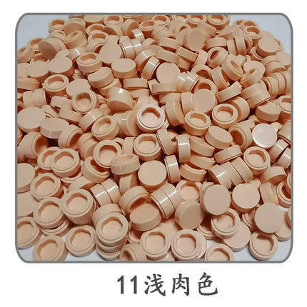 1000pcs/lot Tile 1x1 Round 98138 Special Brick MOC Building Block Small Particle Bricks Parts Compatible with 98138 LOGO Toys