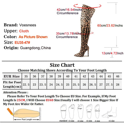 Purple Gradient Leopard Print Long Boots Women Thigh High Elastic Socks Boots 11CM Stiletto Over-the-Knee Spring Autumn Shoes