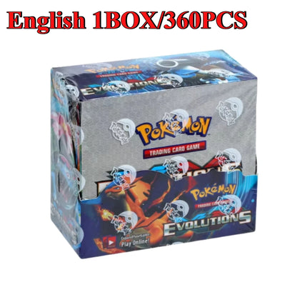 90/360PCS Pokémon Card Packs 151， ASCENDED HEROES 。Evolutions,PALDEAN FATES,English Reinforcement,Battle Transaction Card Gift