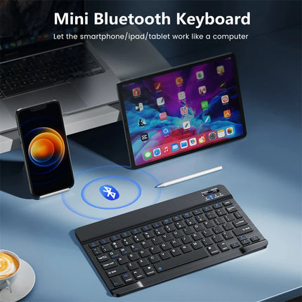 Keyboard and Mouse Set Bluetooth Keyboard+Bluetooth/2.4G Wireless Mouse RGB Backlit Keyboard Mouse Combo - product image from