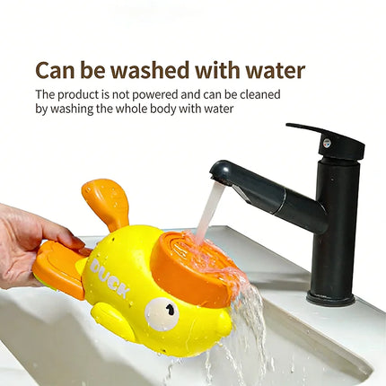 Yellow Duck Pet Feeder Interactive Toy For Cats Dogs Automatic Food Dispenser Training Device Funny Puzzle Slow Feeding Tool