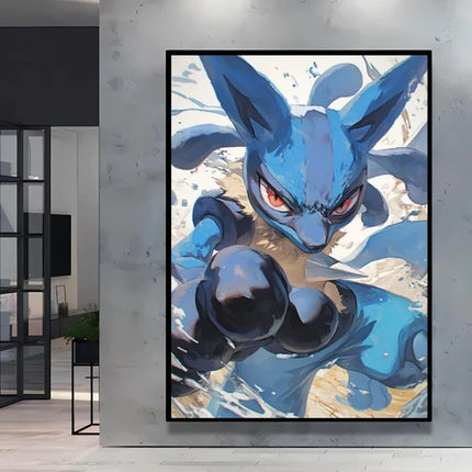 Stylish Pokemon Umbreon Decorative High Quality Canvas Painting Available in Multiple Sizes Suitable for Different Home Spaces