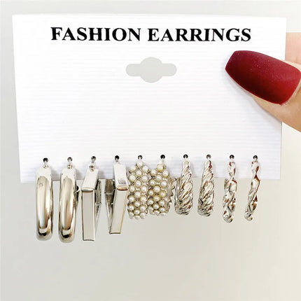 YOBEST Big Gold and Silver Color Heart Earrings for Women, Butterfly Dangle Earring Set, Female Jewelry Gifts, New Fashion, 2025