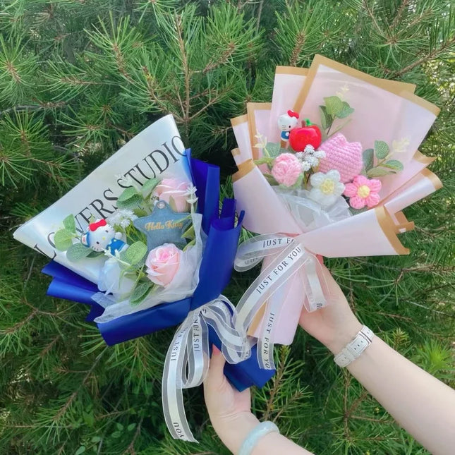Sanrio Hello Kitty Flower Bouquet - artificial flowers for birthday (photo 2 of 13)