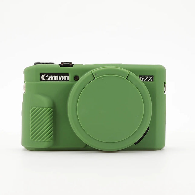 Camera Soft Silicone Skin Cover For Canon G7XII G7X2 G7X Mark 2 G7X3 Body Rubber Case Bag For G7 X Mark III With Lens Protector
