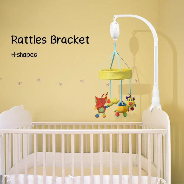 Drehbare Baby-Mobile-Halterung Clip Halterung Säuglingsbett Kinderwagen Glocke Hängeständer
