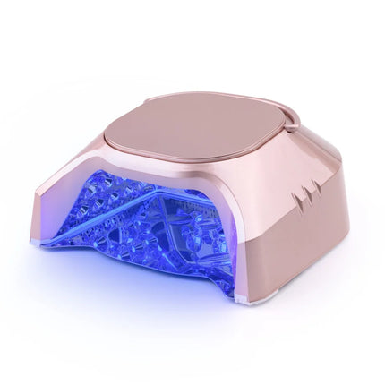 Popular Upgraded 72W Cordless UV LED Nail Lamp with Rechargeable Battery &  Fan - Professional Gel Nail Dryer for Salon & Home