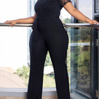 black jumpsuits / XL