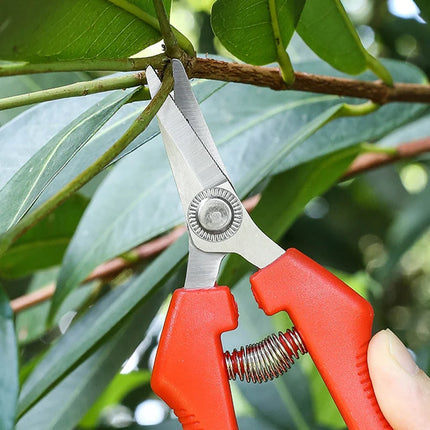 Non-slip Handle Pruning Shears Branch Grass Garden Fruit Tree Trimming Sharp Blade Scissors Knife One-handed Cutting Knife Tools