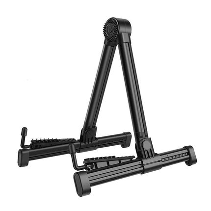 Miwayer Foldable Guitar Stand – Lightweight A-Frame, Adjustable Arm Width, for Acoustic/Electric Guitar, Ukulele, Banjo