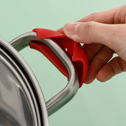 2Pcs Silicone Pan Handle Cover Heat Insulation Assist Handle Holder Grip Sleeve Kitchen Gadgets - product image from BSM MART