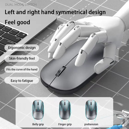 Wireless Mouse Type-C Charging Silent Click Portable Office Ergonomic Laptop Universal Lightweight Office Game No-Noise 2026New
